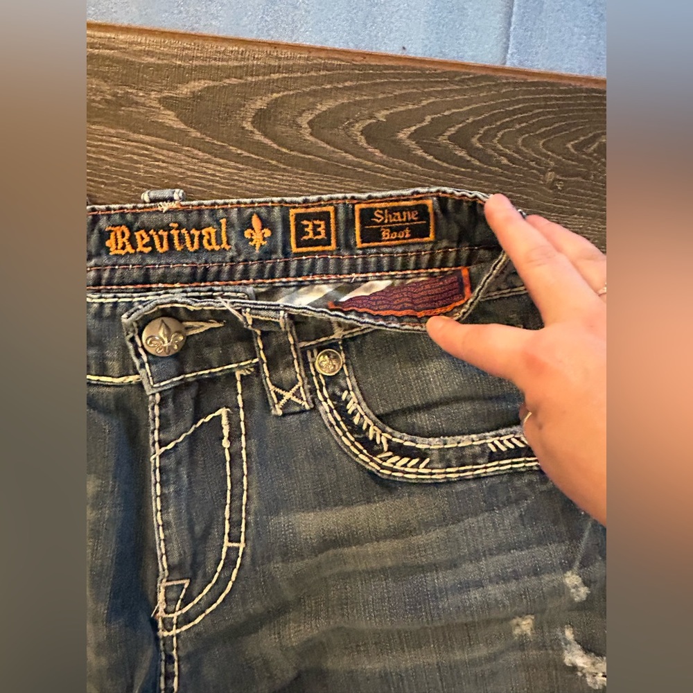 Rock Revival Mens Shane bootcut Jean